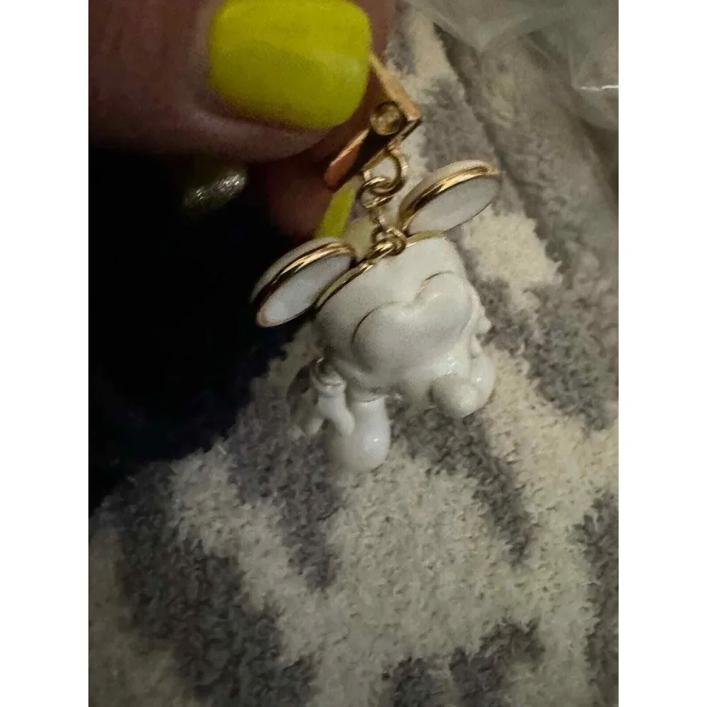 Glow in the dark mickey mouse Baublebar disney bag charm/keychain